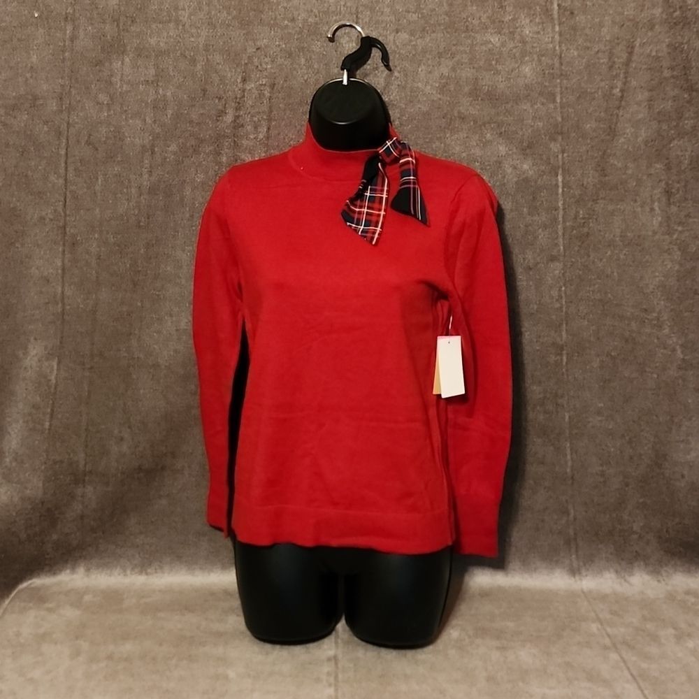 riley & rae womens NWT sweater Red long sleeve sweater, Size Small NEW